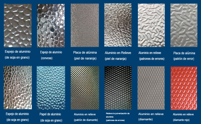  embossed aluminum sheet products 