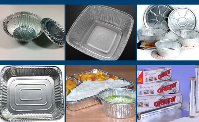 aluminum foil food container